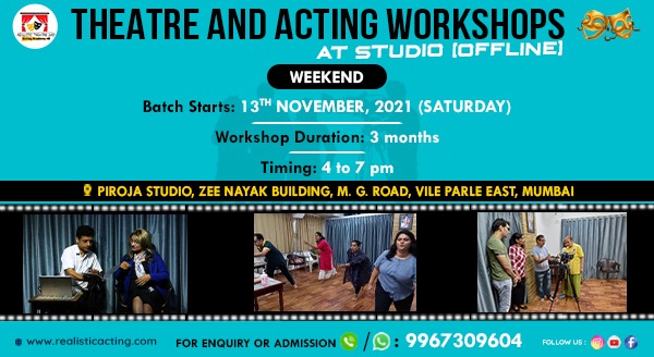 Weekend Theatre And Acting Workshop (offline)