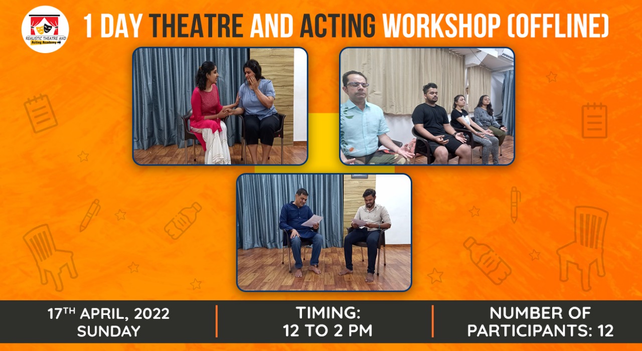 1 Day Theatre and Acting Workshop (Offline)