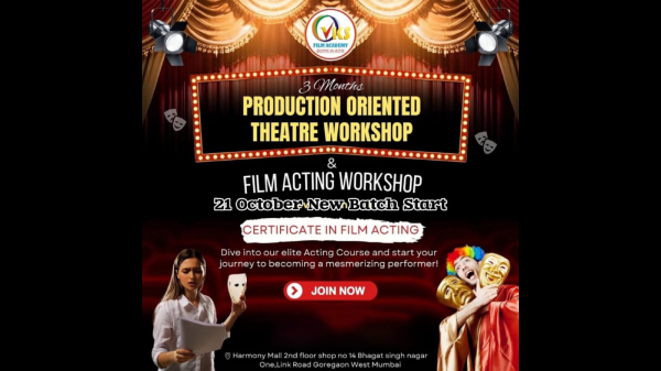 3 Months Production Oriented Theatre Workshop & Film Acting Workshop